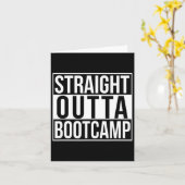Straight Outta Bootcamp Karte (Gelbe Blume)