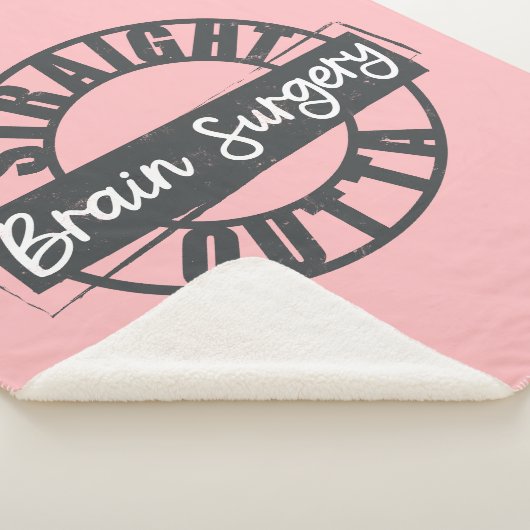 Straight Outta Brain Operation Blanket Sherpadecke (3/4)