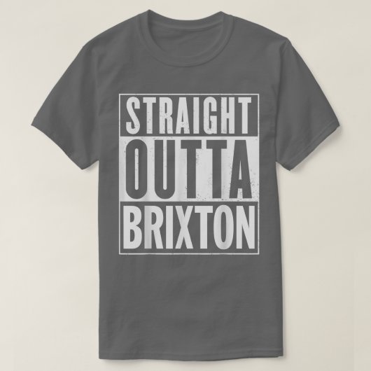 Straight Outta Briton _ Funny T-Shirt (Design vorne)