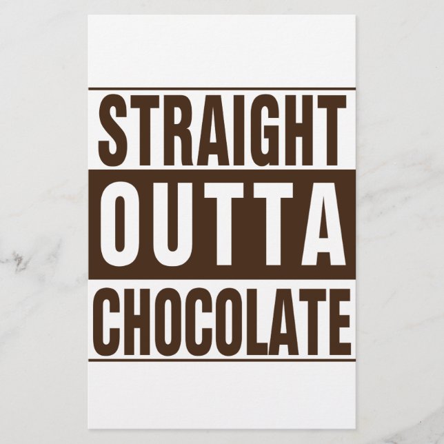 Straight Outta Brown Chocolate (Vorderseite)