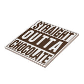 Straight Outta Brown Chocolate Fliese (Seite)