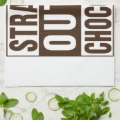 Straight Outta Brown Chocolate Geschirrtuch (Gefaltet)