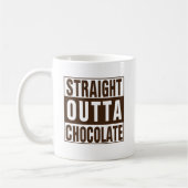 Straight Outta Brown Chocolate Kaffeetasse (Links)