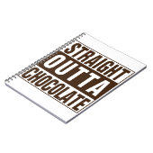 Straight Outta Brown Chocolate Notizblock (Linke Seite)