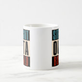 Straight Outta Buffalo New York NY Kaffeetasse (Mittel)
