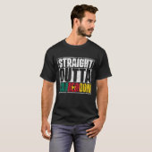 Straight Outta Cameroon Flag T-Shirt (Vorne ganz)