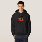 Straight Outta Candy Halloween Trick oder Behandlu Hoodie (Vorne ganz)