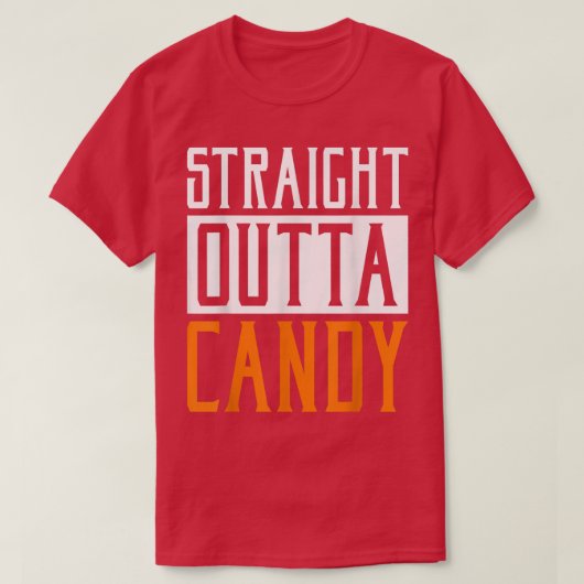 Straight Outta Candy Lollipop 1555 T-Shirt (Design vorne)