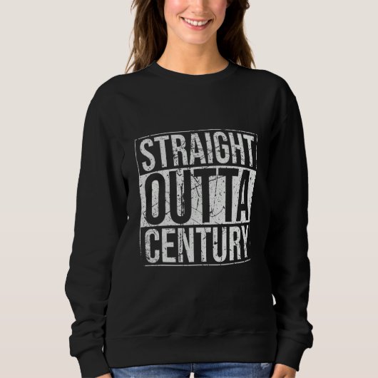 Straight Outta Century Vintage Sweatshirt (Vorderseite)
