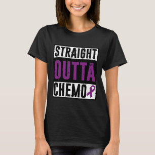 Straight Outta Chemo Bauchspeicheldrüsenkrebs Surv T-Shirt