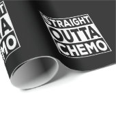 Straight Outta Chemo Geschenkpapier (Rolleneckpunkt)