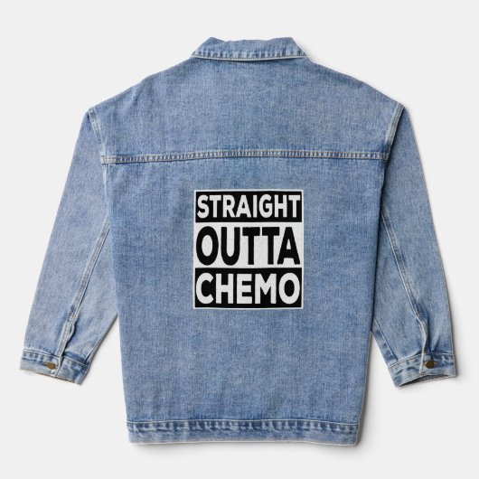 Straight Outta Chemo Jeansjacke (Rückseite)