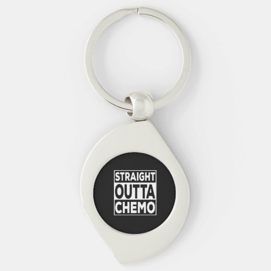 Straight Outta Chemo Schlüsselanhänger (Vorderseite)