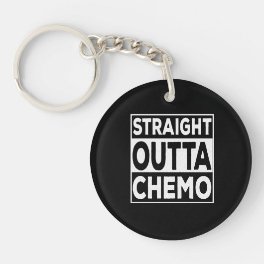 Straight Outta Chemo Schlüsselanhänger (Vorderseite)
