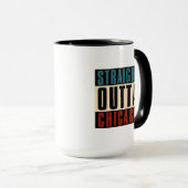 Straight Outta Chicago Illinois IL USA Tasse (VorderseiteRechts)