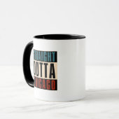 Straight Outta Chicago Illinois IL USA Tasse (Vorderseite Links)