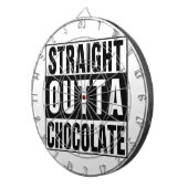 Straight Outta Chocolate Dartscheibe (Vorderseite rechts)