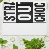 Straight Outta Chocolate Handtuch (Gefaltet)