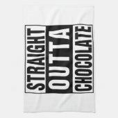 Straight Outta Chocolate Handtuch (Vertikal)