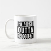 Straight Outta Chocolate Kaffeetasse (Links)