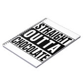 Straight Outta Chocolate Notizblock (Linke Seite)