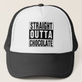 Straight Outta Chocolate Truckerkappe (Vorderseite)
