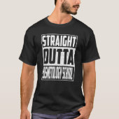 Straight Outta Cosmetology School Graduation Kids  T-Shirt (Vorderseite)