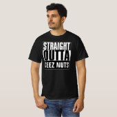 STRAIGHT OUTTA DEEZ NUTS T - SHIRT (Vorne ganz)