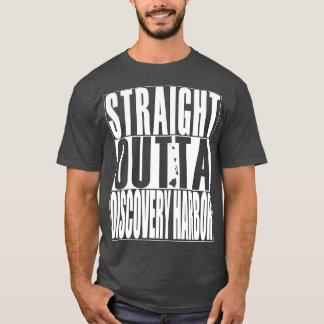 Straight Outta Discovery Harbour Hawaii Weiße Tint T-Shirt