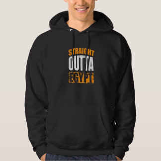 Straight Outta Egypt Egyptian Mythology History Ar Hoodie