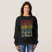 Straight Outta Fifth Grade 2023 5th Grade Graduati Sweatshirt (Vorne ganz)