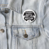 Straight Outta Fitness gym Workout Button (Beispiel)