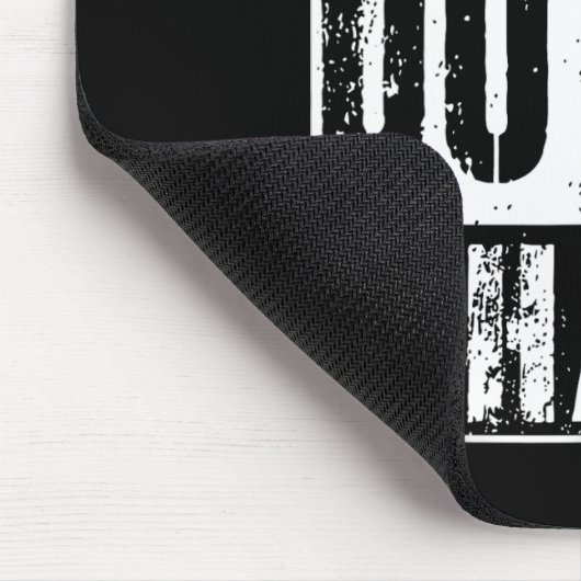 Straight Outta Form Funny Workout oder Gym Geschen Mousepad (Ecke)