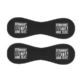 STRAIGHT OUTTA - Fügen Sie Ihren Text hier hinzu/e Baseball (Paneele)