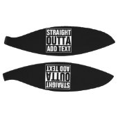 STRAIGHT OUTTA - Fügen Sie Ihren Text hier hinzu/e Basketball (Panele)