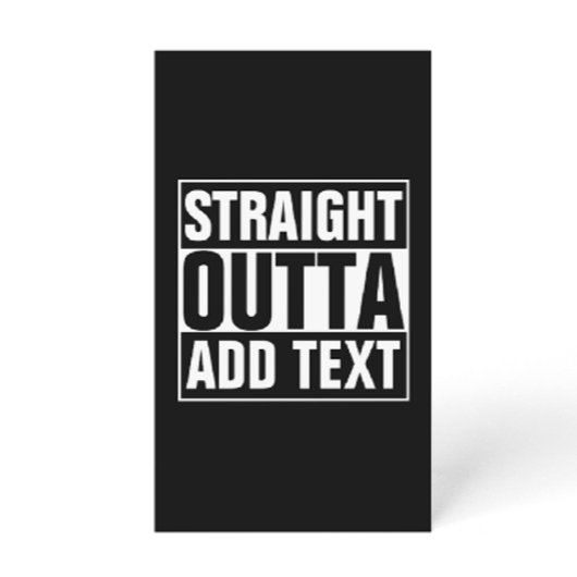 STRAIGHT OUTTA - Fügen Sie Ihren Text hier hinzu/e Briefpapier
