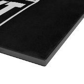 STRAIGHT OUTTA - Fügen Sie Ihren Text hier hinzu/e Schneidebrett (Ecke)