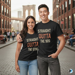 STRAIGHT OUTTA - Fügen Sie Ihren Text hier hinzu/e T-Shirt