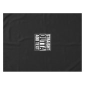STRAIGHT OUTTA - Fügen Sie Ihren Text hier hinzu/e Tischdecke (Vorderseite (Horizontal))