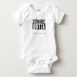 Straight Outta "__________" für leichtes Babytee Baby T-shirt