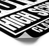 Straight outta high school class of 2026 senior poster (Ecke)