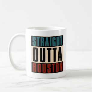 Straight Outta Houston Texas TX USA Kaffeetasse
