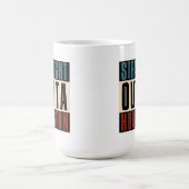 Straight Outta Houston Texas TX USA Kaffeetasse (Mittel)