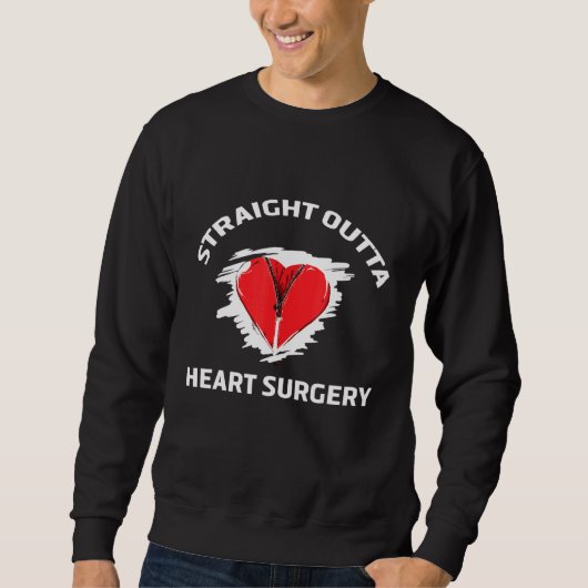 Straight Outta Knee Operation Retro gut 7 Sweatshirt (Vorderseite)