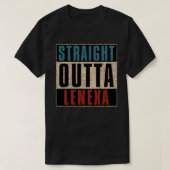 Straight Outta Lenexa Kansas KS T-Shirt (Design vorne)