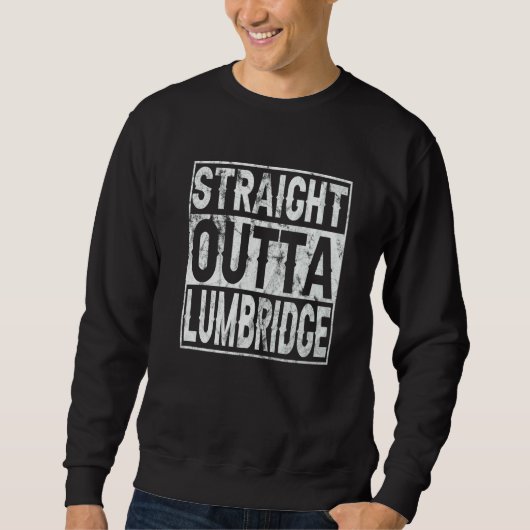 Straight Outta Lumbridge Lumbridge Costume Sweatshirt (Vorderseite)