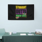 Straight Outta Mardi Gras Banner (Messeveranstaltung)