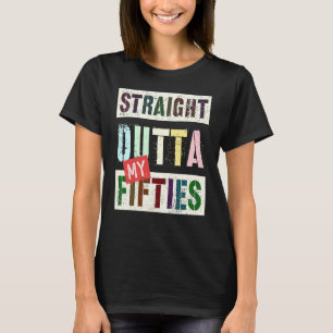 STRAIGHT OUTTA MEINE FÜNFTEN Vintag 60. Geburtstag T-Shirt