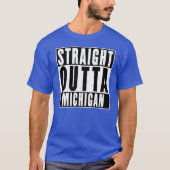 Straight Outta Michigan Oversized T-Shirt (Vorderseite)