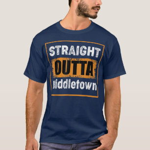 Straight Outta Middletown Ohio USA Retro Distresse T-Shirt